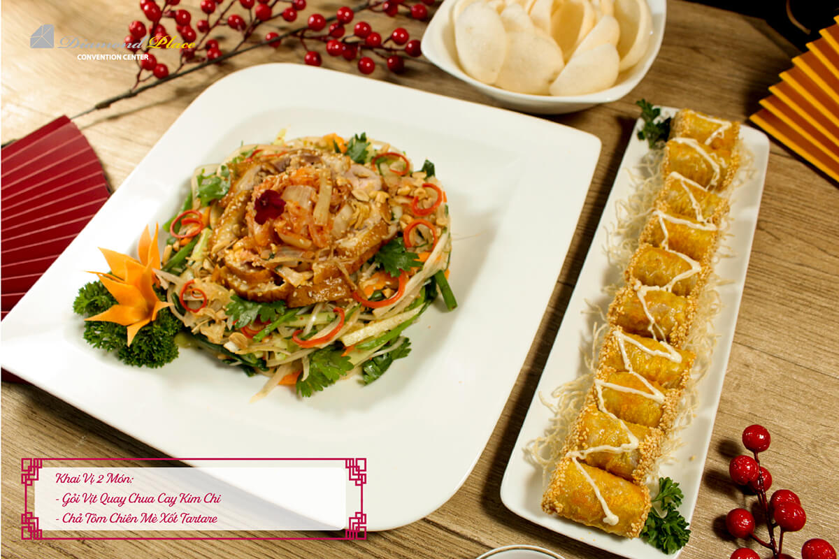 SET 2 menu tiệc cưới Diamond Place