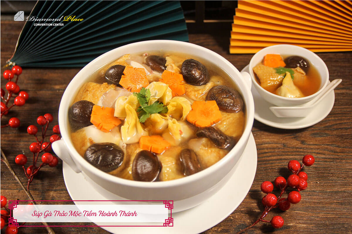 SET 1 Thực đơn tiệc cưới tại Diamond Place