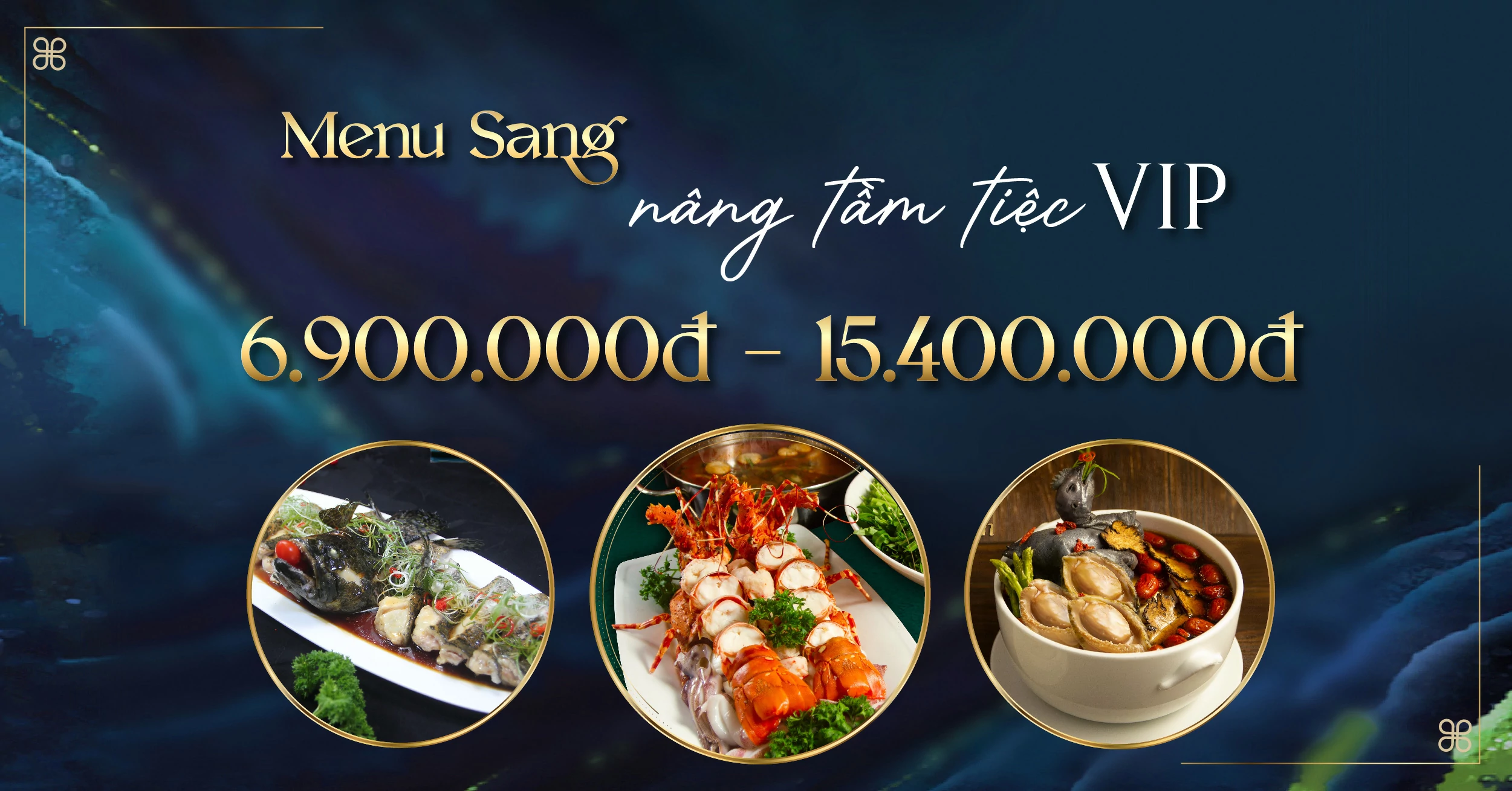 Menu tiệc cưới tại trung tâm hội nghị tiệc cưới Diamond Place