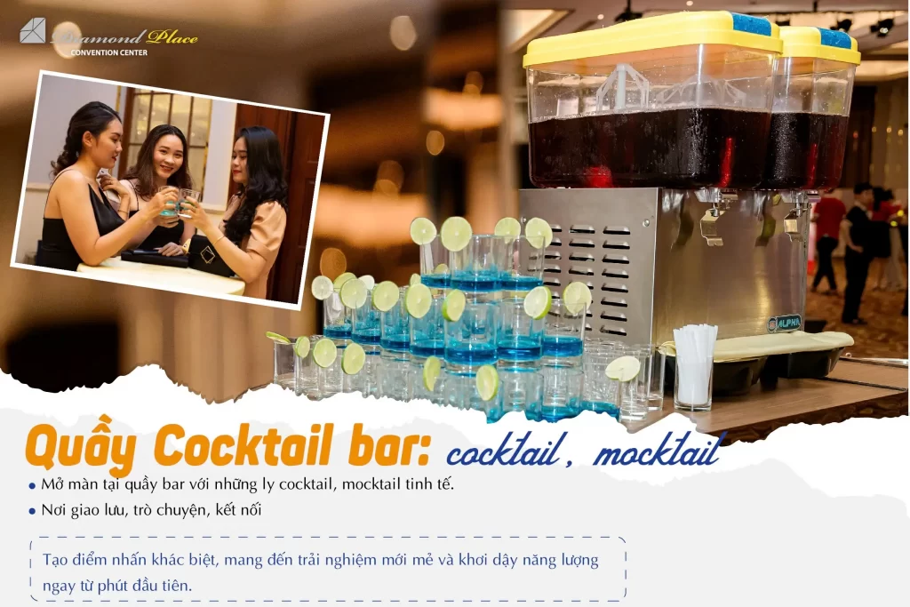 Hoạt động cho tiệc tân niên công ty - Cocktail bar