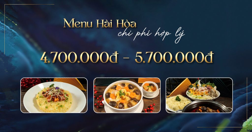 Cặp đôi có số 5? Ghé ngay nhà hàng tiệc cưới Diamond Place có điều đặc biệt dành riêng cho bạn Menu hài hòa - Chi phí hợp lý tại nhà hàng tiệc cưới Diamond Place Hồ Văn Huê