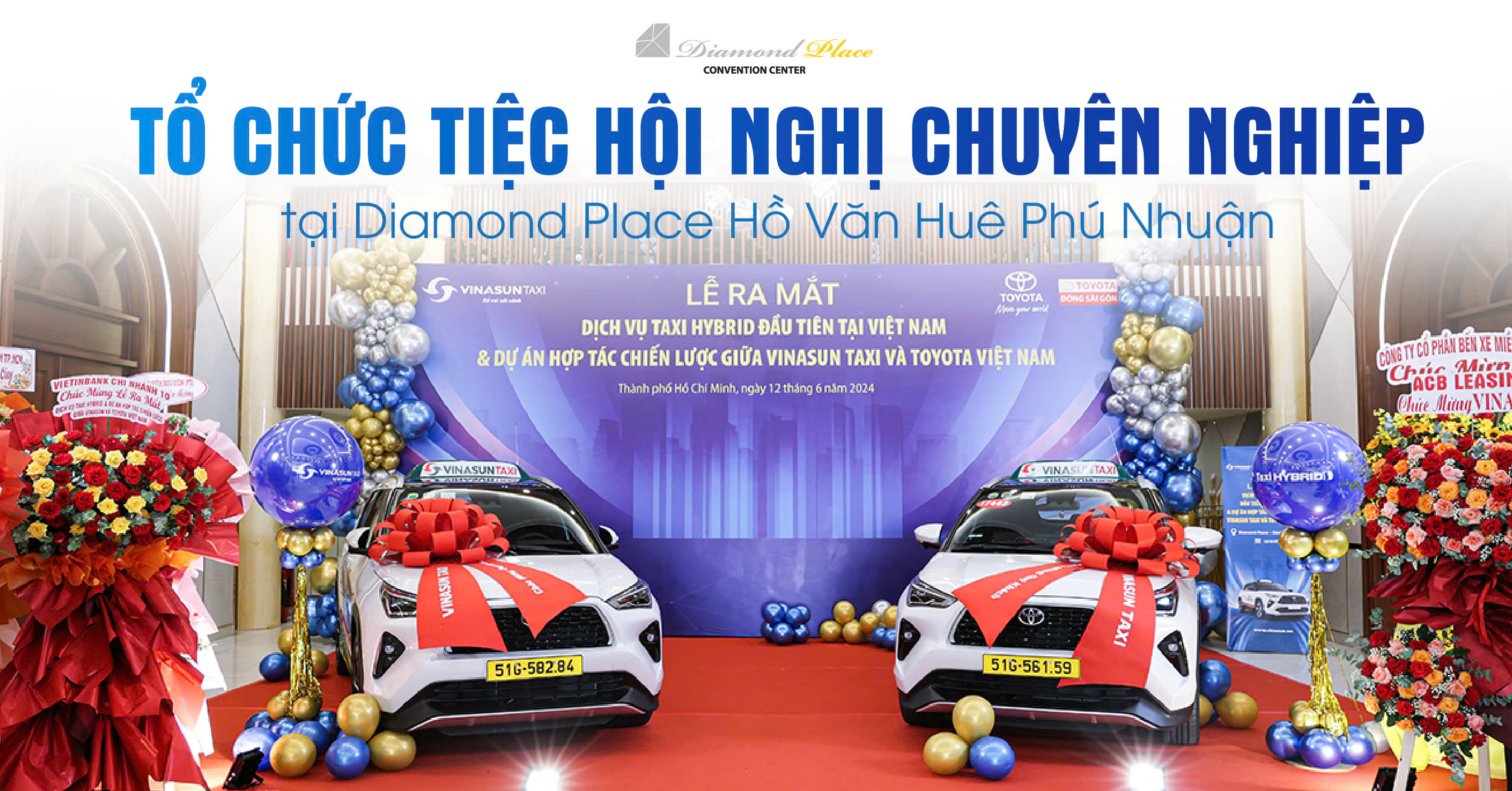 Tổ chức tiệc hội nghị chuyên nghiệp tại Diamond Place Hồ Văn Huê Phú Nhuận