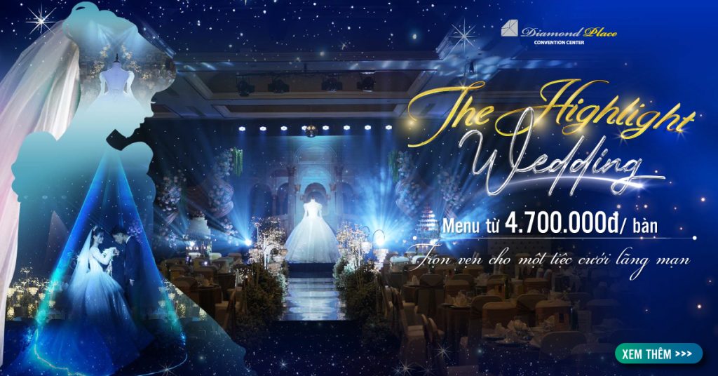 Ưu đãi tiệc cưới tại Diamond Place