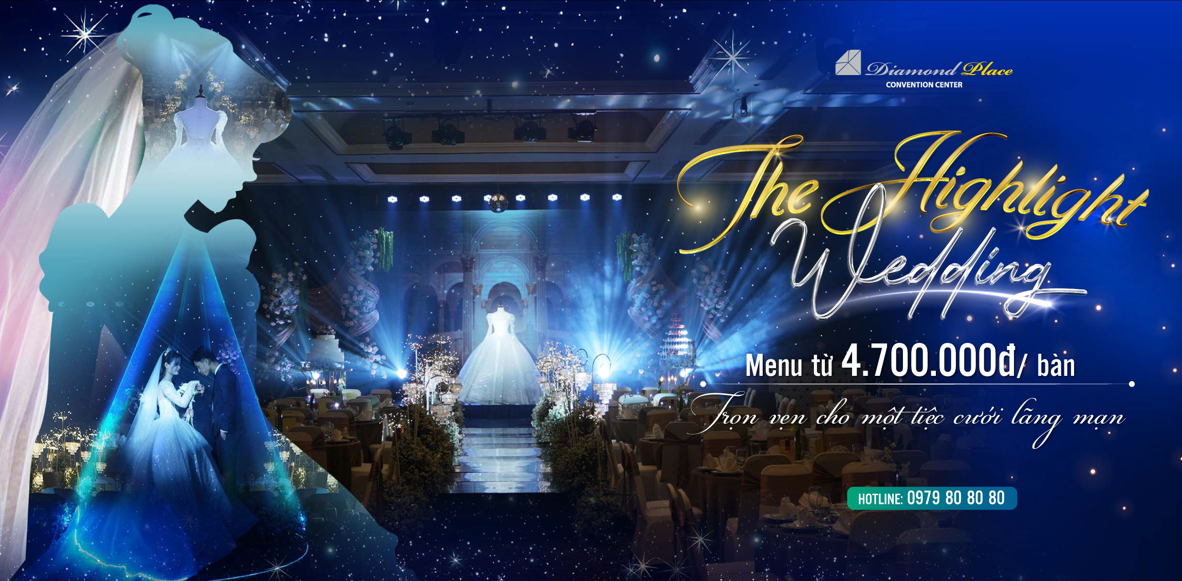 Trang chủ Diamond Place Tiệc cưới ấn tượng The highlight wedding