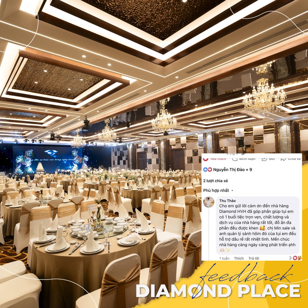 Review Diamond Place - Trung tâm Tiệc cưới uy tín & lâu đời tại TP.HCM Feedback t10 copy 1